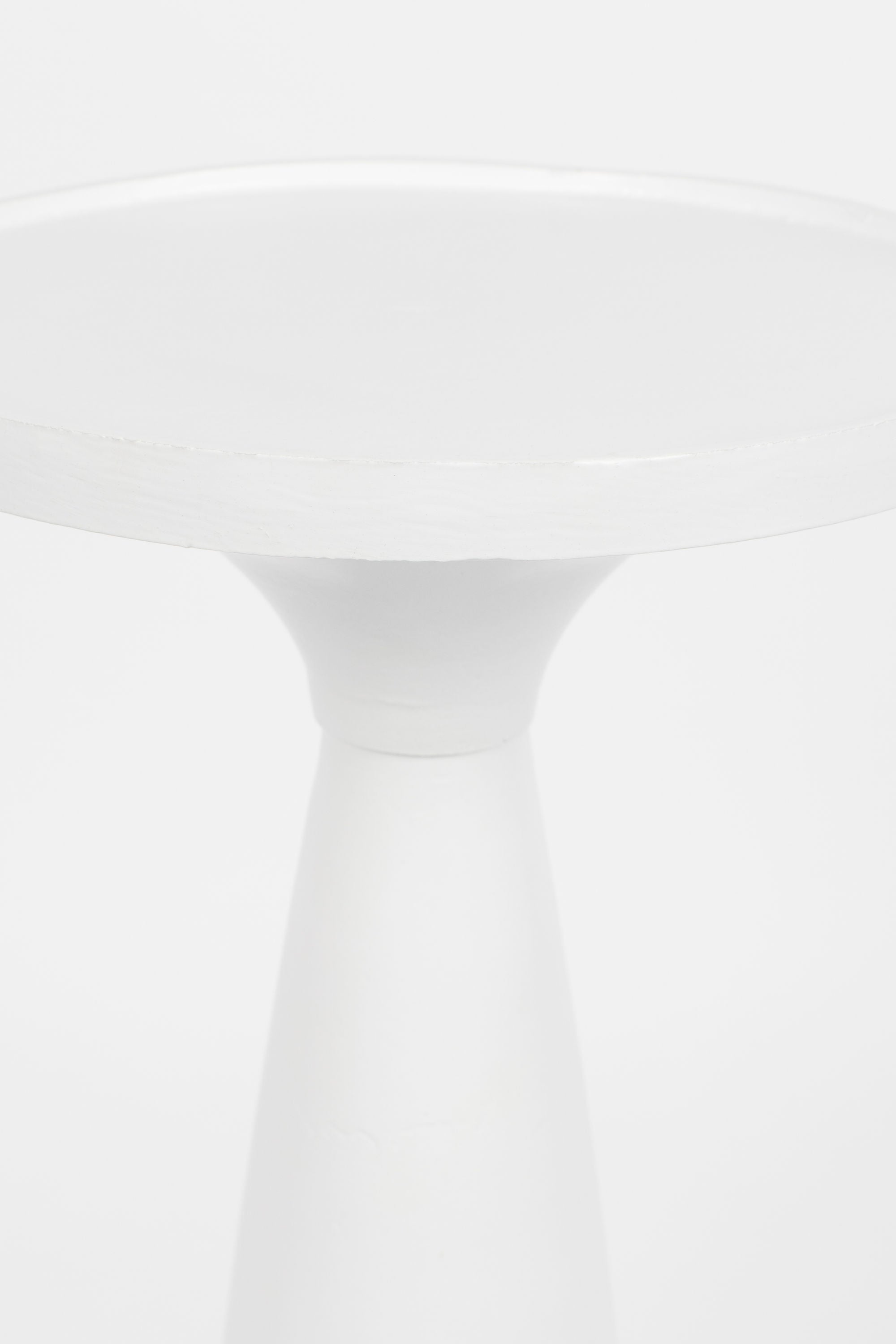 Zuiver Floss White Aluminum Round Side Table